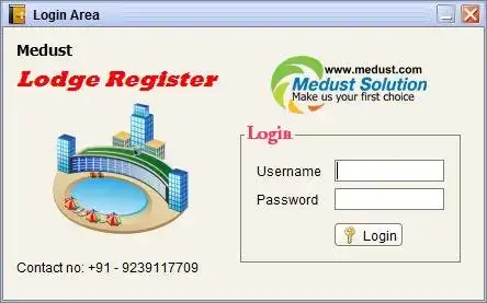 Download web tool or web app Lodge Register