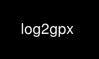 Log2gpx'i Ubuntu Online, Fedora Online, Windows çevrimiçi emülatörü veya MAC OS çevrimiçi emülatörü üzerinden OnWorks ücretsiz barındırma sağlayıcısında çalıştırın