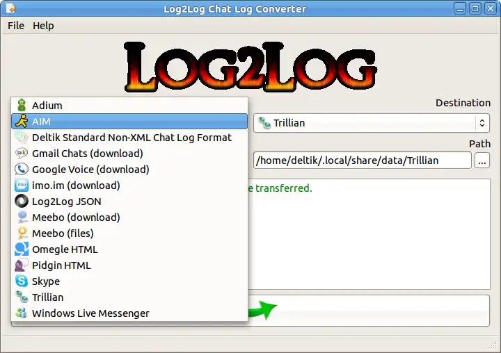 Download web tool or web app Log2Log