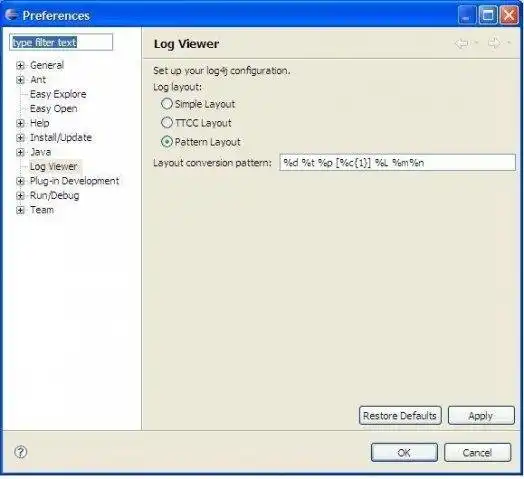 Download web tool or web app Log4j Viewer