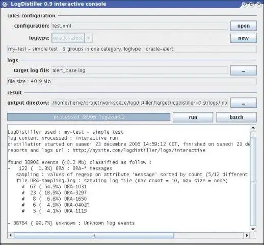 Download webtool of webapp logdistiller