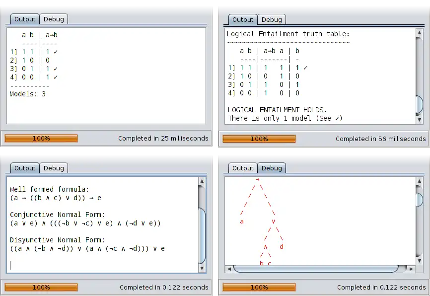 Download web tool or web app Logic Calculator