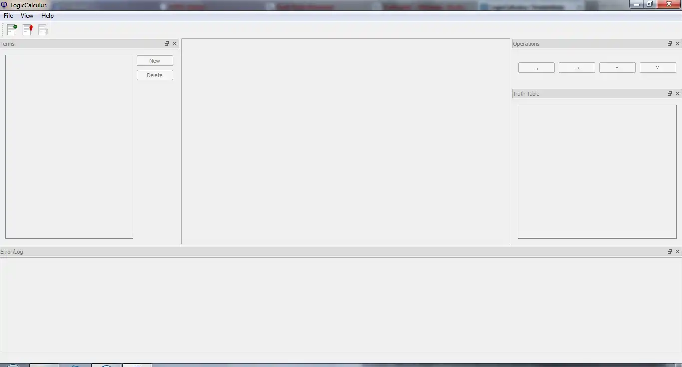 Download web tool or web app LogicCalculus to run in Windows online over Linux online