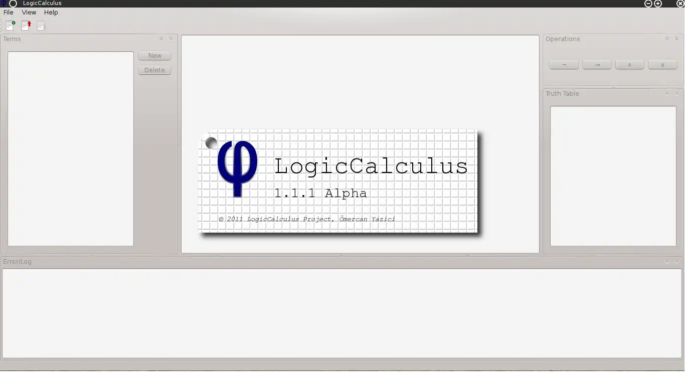 Download web tool or web app LogicCalculus to run in Windows online over Linux online