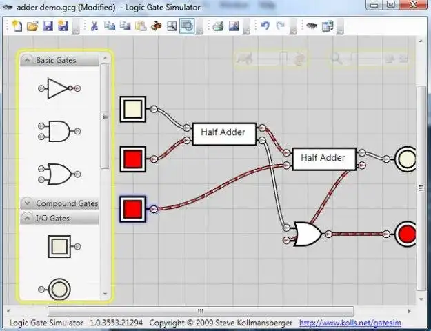 Download web tool or web app Logic Gate Simulator