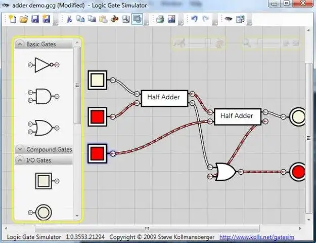 Завантажте веб-інструмент або веб-програму Logic Gate Simulator