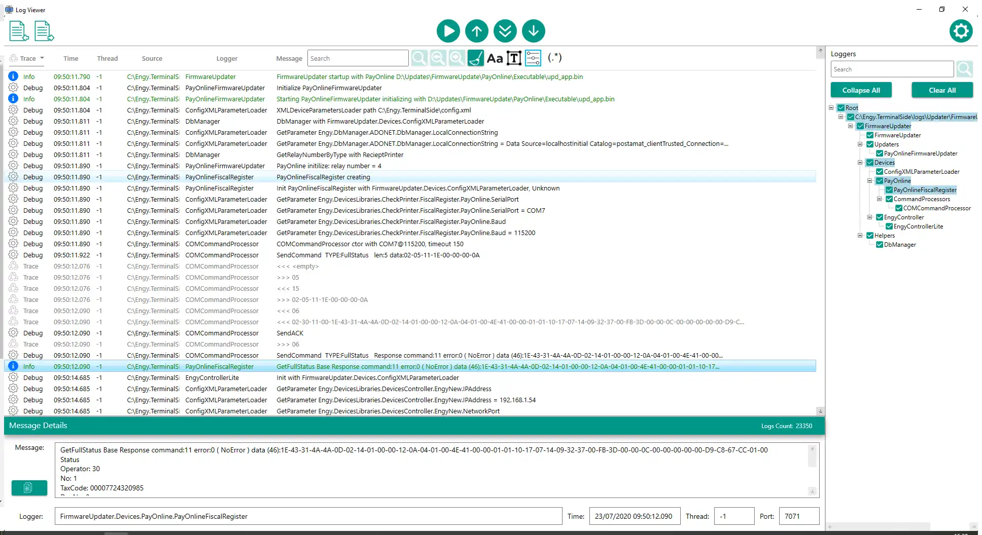 Unduh alat web atau aplikasi web LogViewer (Log4j, NLog)