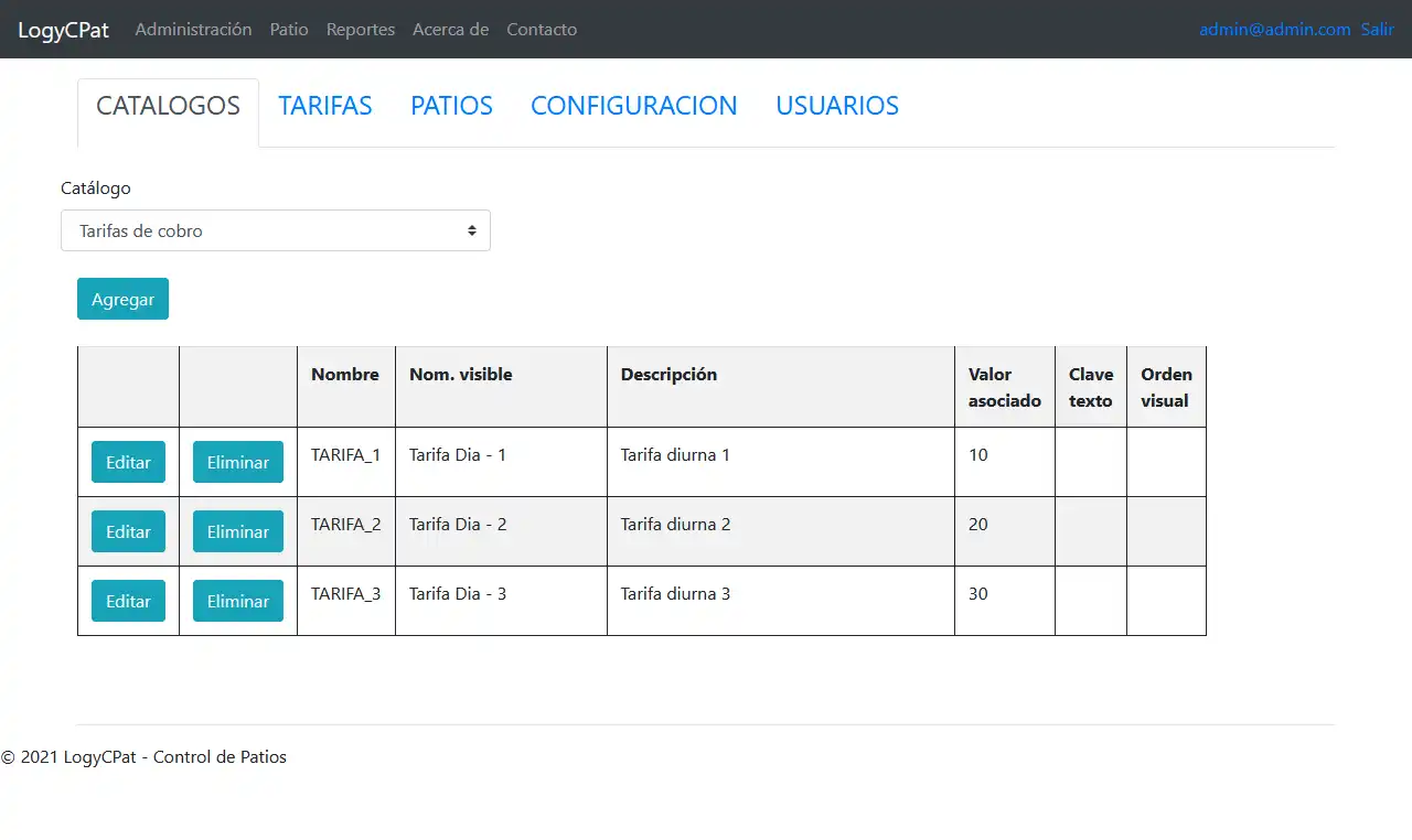 Descargue la herramienta web o la aplicación web LogyCPat