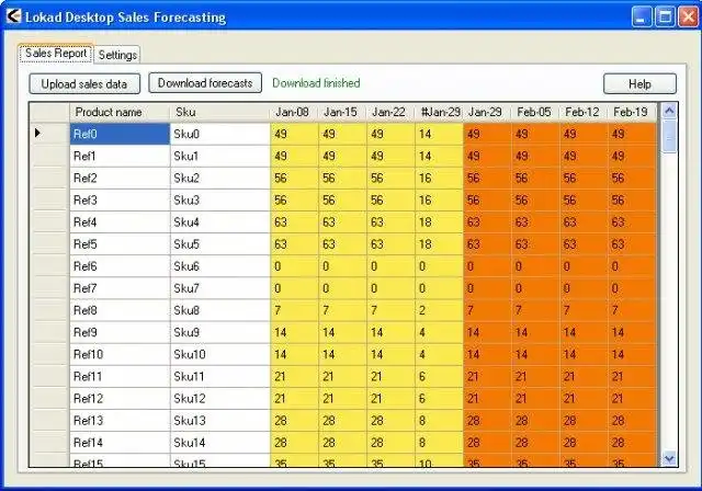 Tải xuống công cụ web hoặc ứng dụng web Dự báo nhu cầu bán hàng của Lokad