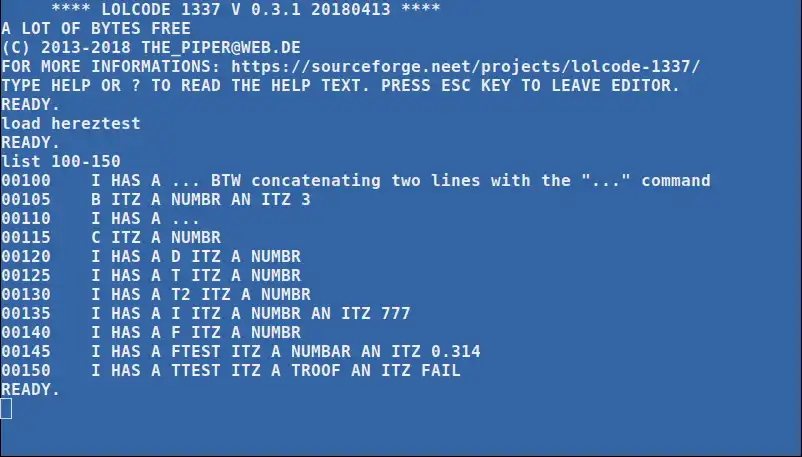 Download web tool or web app LoLCode1337