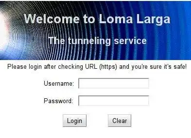 Download web tool or web app Loma Larga