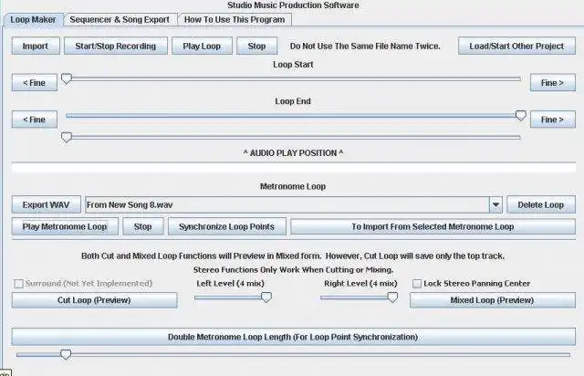 Muat turun alat web atau aplikasi web Loop Maker (stabil) untuk dijalankan di Linux dalam talian