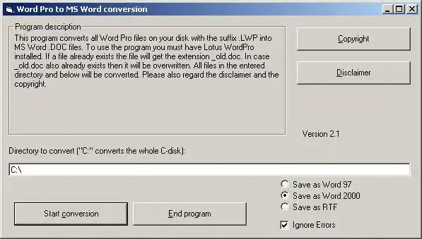 下载网络工具或网络应用程序 Lotus to Microsoft Mass Conversion