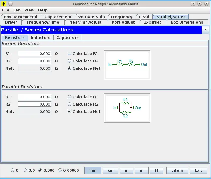 Mag-download ng web tool o web app Loudspeaker Design Calculations Toolkit