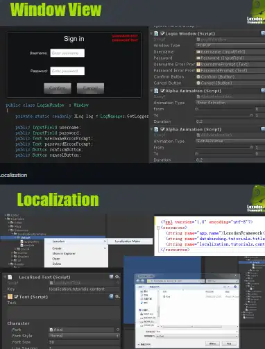 Загрузите веб-инструмент или веб-приложение Loxodon Framework