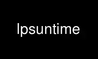 Run lpsuntime in OnWorks free hosting provider over Ubuntu Online, Fedora Online, Windows online emulator or MAC OS online emulator