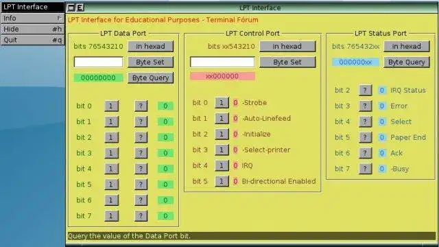 Download web tool or web app LPT Interface to run in Windows online over Linux online