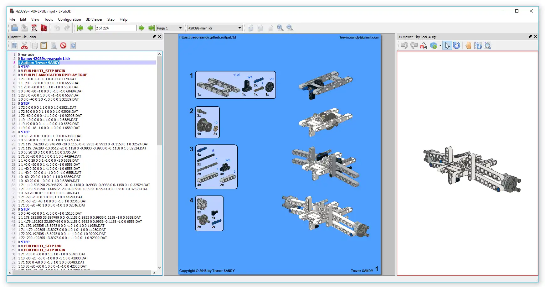 Download web tool or web app LPub3D