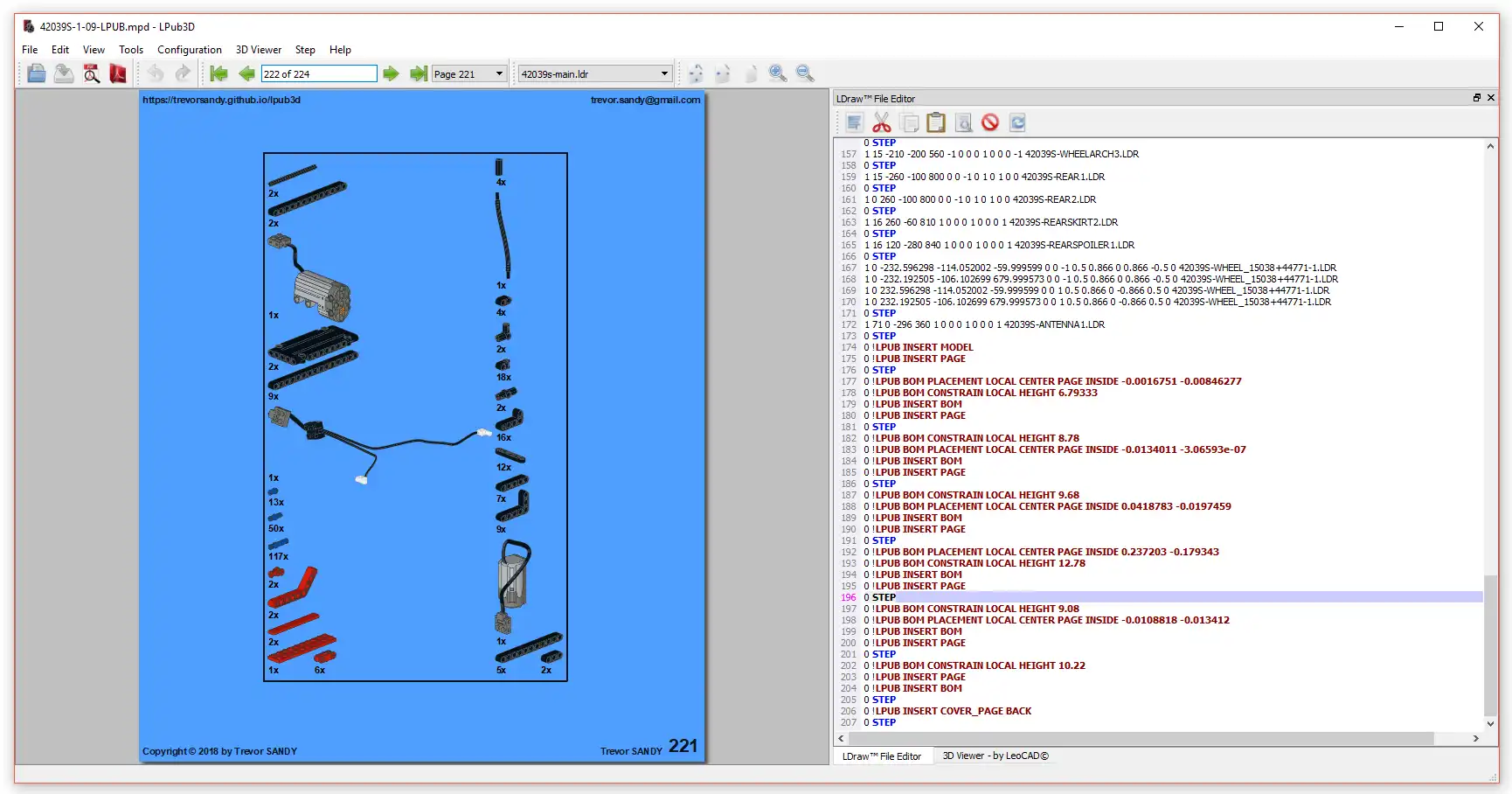 Mag-download ng web tool o web app na LPub3D para tumakbo sa Linux online