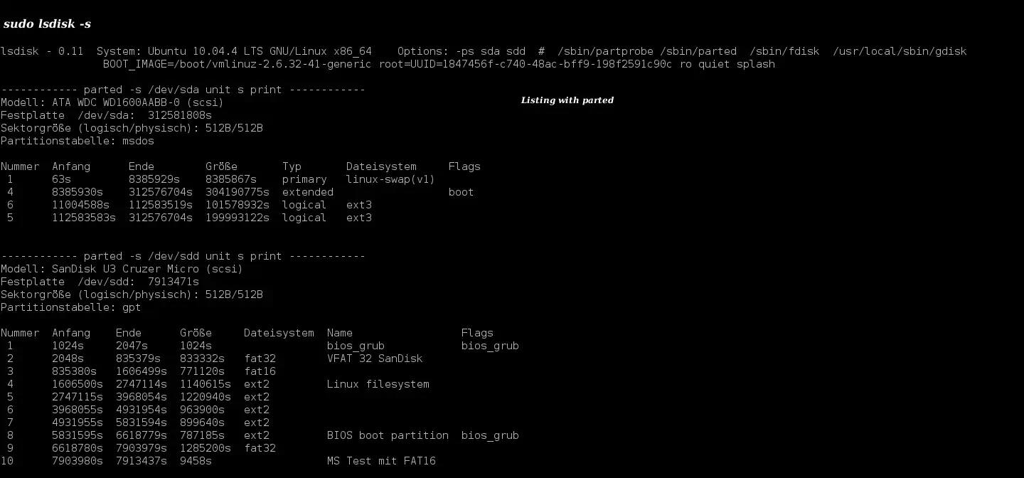 Web aracını veya web uygulamasını lsdisk'i indirin