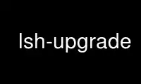 Magpatakbo ng lsh-upgrade sa OnWorks na libreng hosting provider sa Ubuntu Online, Fedora Online, Windows online emulator o MAC OS online emulator