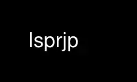Run lsprjp in OnWorks free hosting provider over Ubuntu Online, Fedora Online, Windows online emulator or MAC OS online emulator