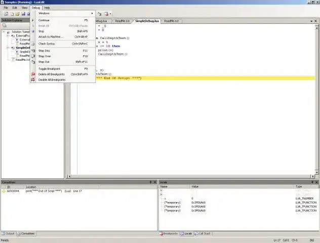 Download web tool or web app LuaEdit