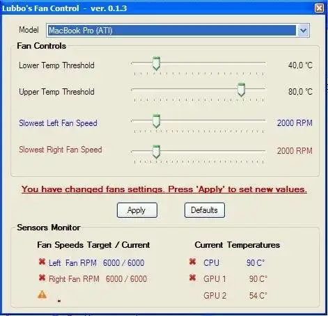 Download web tool or web app Lubbos MacBook Pro Fan Control