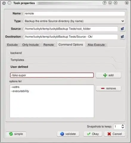 Download webtool of webapp luckyBackup