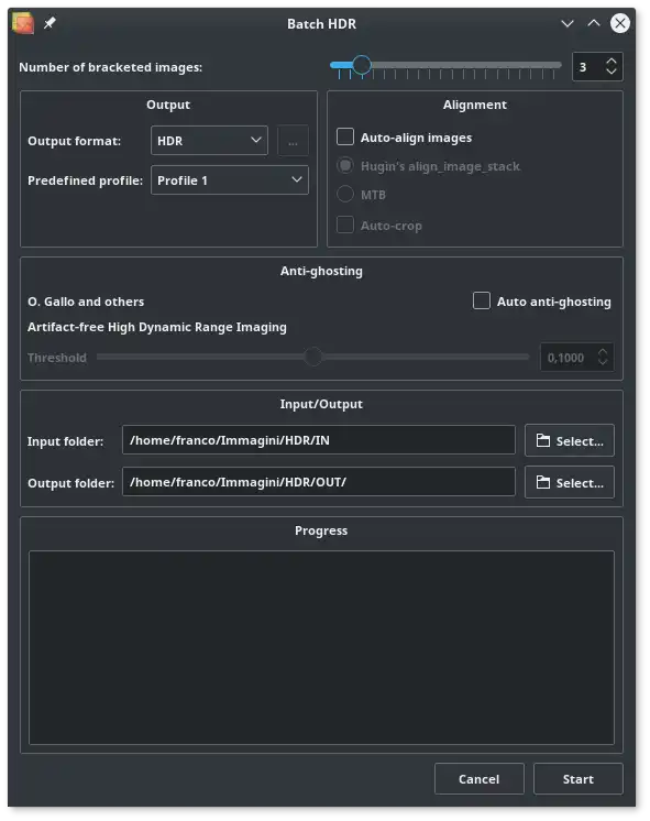 Muat turun alat web atau aplikasi web Luminance HDR