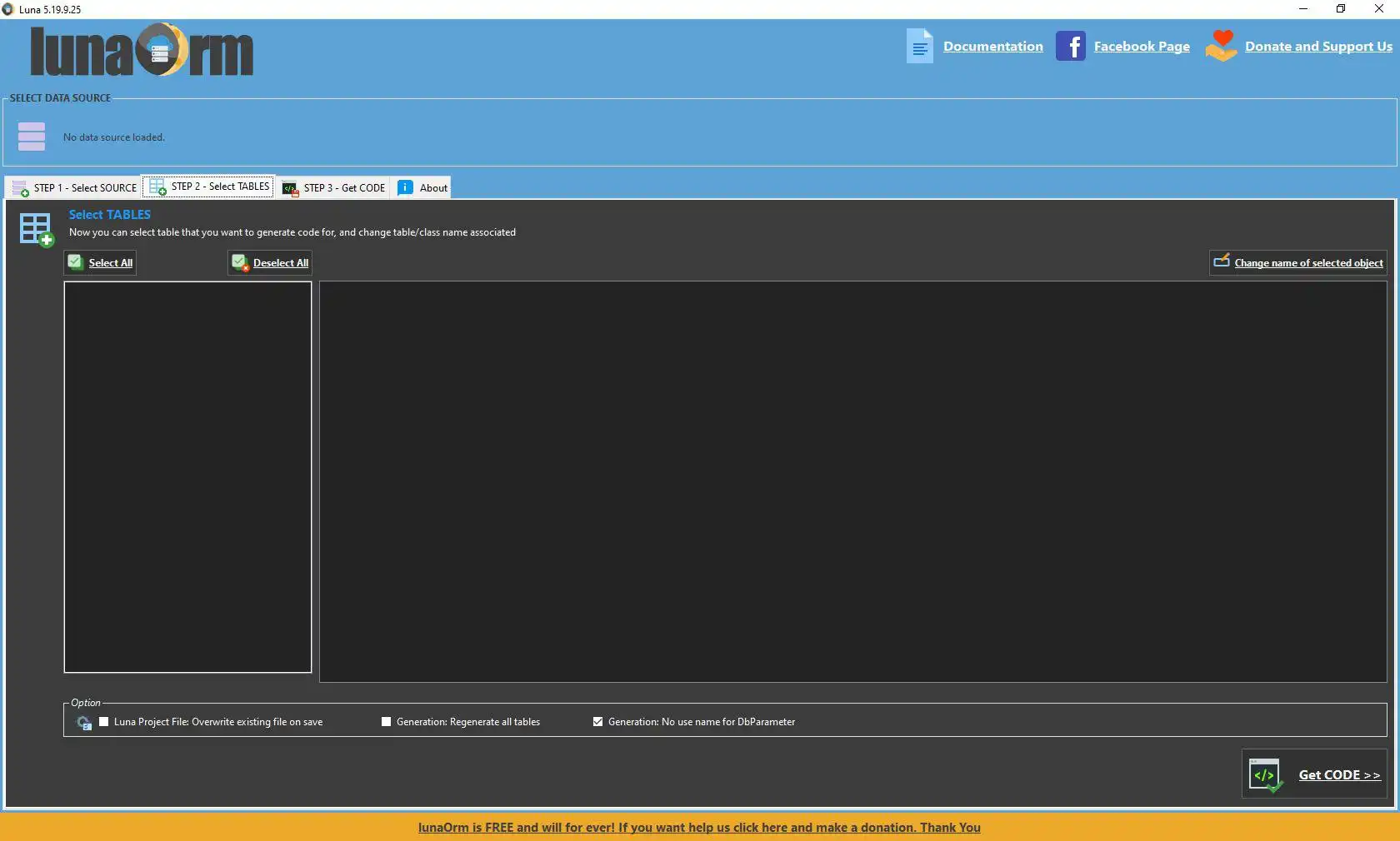 Download web tool or web app lunaOrm - your free Orm for .net project