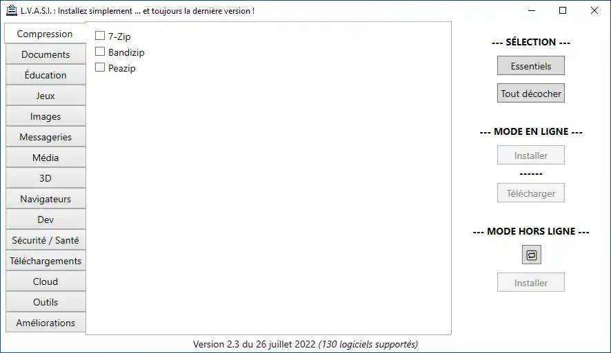 Descargar herramienta web o aplicación web LVASI