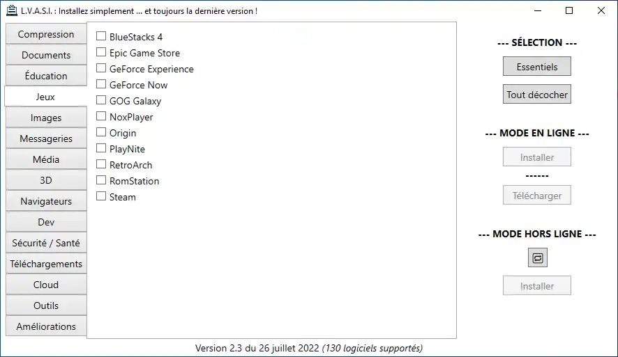 Descargar herramienta web o aplicación web LVASI