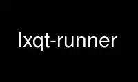 Run lxqt-runner in OnWorks free hosting provider over Ubuntu Online, Fedora Online, Windows online emulator or MAC OS online emulator