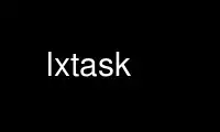 Run lxtask in OnWorks free hosting provider over Ubuntu Online, Fedora Online, Windows online emulator or MAC OS online emulator