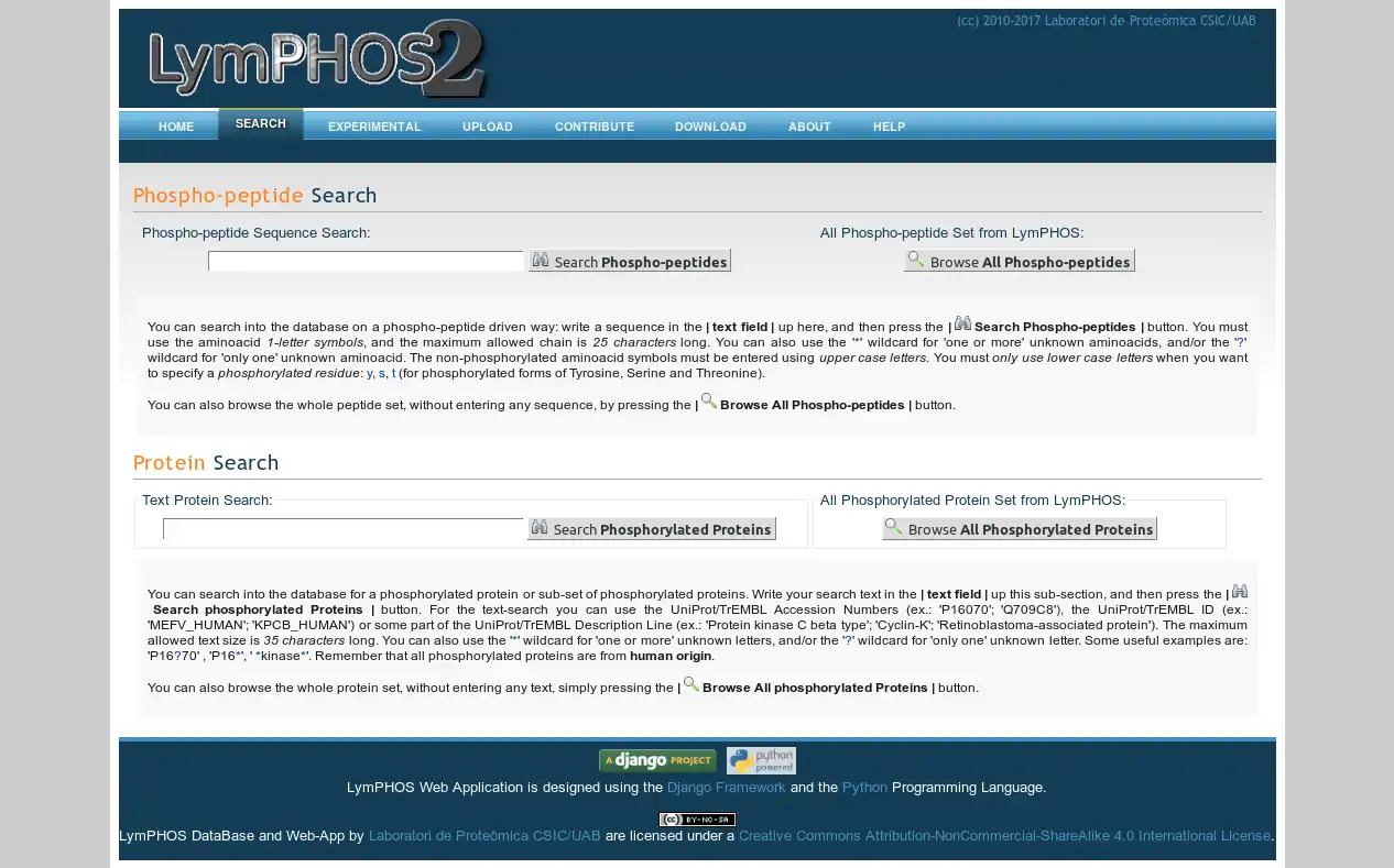 웹 도구 또는 웹 앱 LymPHOS2 다운로드