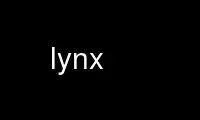 Run lynx in OnWorks free hosting provider over Ubuntu Online, Fedora Online, Windows online emulator or MAC OS online emulator