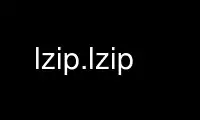 Запустіть lzip.lzip у безкоштовному хостинг-провайдері OnWorks через Ubuntu Online, Fedora Online, онлайн-емулятор Windows або онлайн-емулятор MAC OS