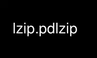 Run lzip.pdlzip in OnWorks free hosting provider over Ubuntu Online, Fedora Online, Windows online emulator or MAC OS online emulator