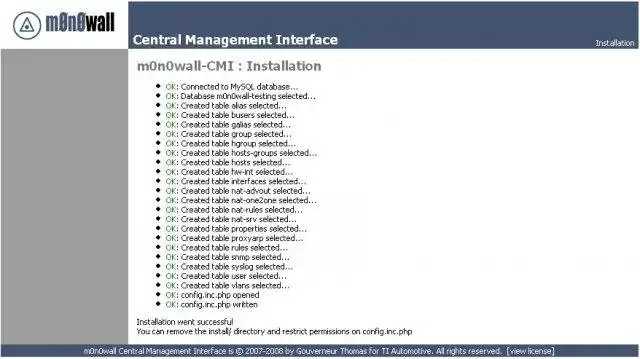 Download web tool or web app m0n0wall-CMI