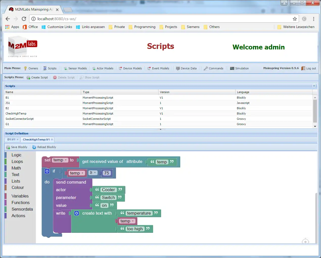 Download web tool or web app M2MLabs