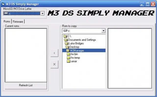 Laden Sie das Web-Tool oder die Web-App M3 Simply Manager herunter, um es unter Windows online über Linux online auszuführen