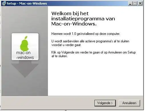 Download web tool or web app Mac-on-Windows