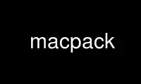 通过 Ubuntu Online、Fedora Online、Windows 在线模拟器或 MAC OS 在线模拟器在 OnWorks 免费托管服务提供商中运行 macpack