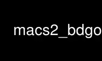 Запустіть macs2_bdgopt у постачальника безкоштовного хостингу OnWorks через Ubuntu Online, Fedora Online, онлайн-емулятор Windows або онлайн-емулятор MAC OS