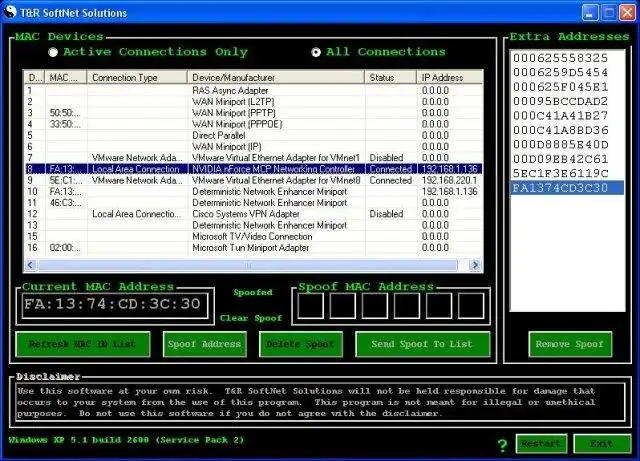 Download web tool or web app MACSpoof