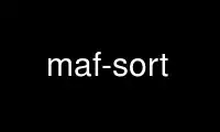 Run maf-sort in OnWorks free hosting provider over Ubuntu Online, Fedora Online, Windows online emulator or MAC OS online emulator