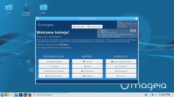 Gratis Mageia online