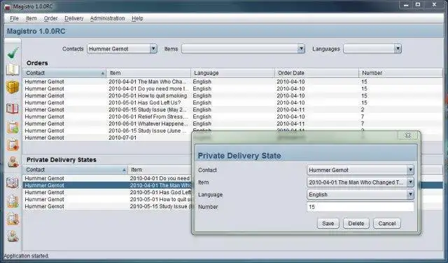 Download web tool or web app Magistro
