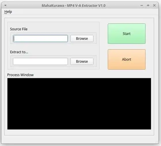 Download de webtool of webapp MahaKurawa MP4V-A Extractor